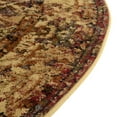 thumbnail image 6 of Rugs.com Saturn Collection Rug – 7 Ft Round Beige Cream Medium Rug Perfect For Kitchens, Dining Rooms, 6 of 9