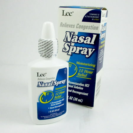 Moisturizing Nasal Decongestant Spray Oxymetazoline Allergy Sinus Stregth