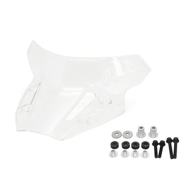 TFixolMotorcycle Windshield Front Windscreen Protector Air Wind Deflector Modification Accessory Replacement for MT09 FZ09 2021-2022
