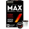 Maxwell House Max Boost: Energize Your Mornings with 1.75X Caffeine Kick - Medium Roast K-Cup Coffee Pods (12 Count).