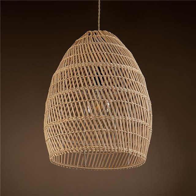ELE Light & Decor ELE-BG040720D40 Veremund 1-Light Brown Pendant Light