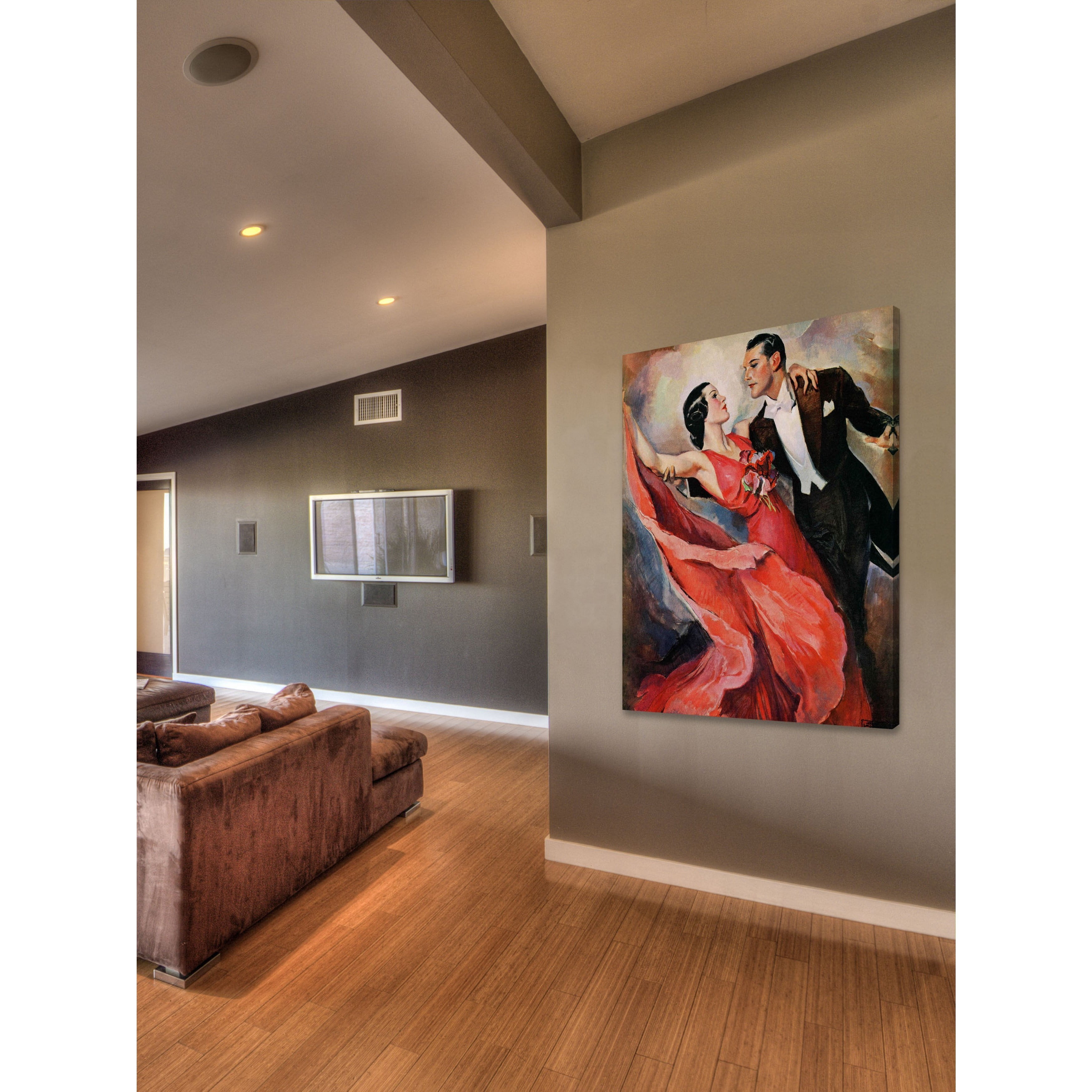Marmont Hill "Ballroom Dancing" by John LaGatta Painting Print on Canvas
