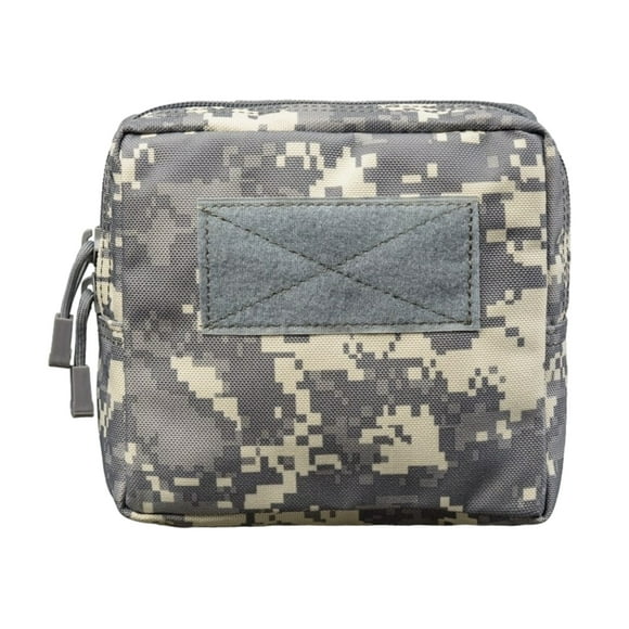 Bolsa de almacenamiento de artículos diversos, bolsa de accesorios para deportes al aire libre, riñonera de camuflaje multifuncional, gris