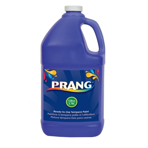 Prang Ready-to-Use Tempera Paint, Blue, 1 gal