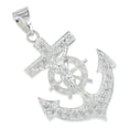 thumbnail image 1 of Dije De Cruz Con Forma De Ancla De Plata 925, 1 of 5