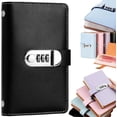 thumbnail image 2 of 2026  New 100 Envelope Challenge Binder with Lock - Money Savings Challenge Book with Envelopes & Cash Tracker (Black)-dh, 2 of 9