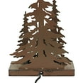 thumbnail image 6 of Zeckos Metal Bigfoot Forest Stroll Accent Lamp Home Decor, 6 of 10