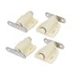 thumbnail image 1 of Ganchos magnéticos de presión para puerta de armario de muebles Unique Bargains, color beige, 4 piezas, 1 of 1