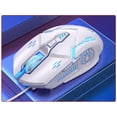thumbnail image 4 of Souris de Jeu Ergonomique Filaire avec 7 Boutons Programmables, Chroma RGB 6 Rétroéclairées et 3200 Dpi Réglables pour Joueurs sur PC Windows (Noir), 4 of 4