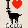 thumbnail image 2 of CafePress - I Heart Goats Tote Bag - Unisex Canvas Tote Bag, Beige, 1-Piece, 2 of 6