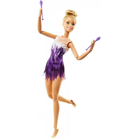 Barbie Made To Move Rhythmic Gymnast Doll with (Best Barbie House Ever Made)