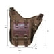 thumbnail image 2 of Bolso bandolera de hombro KAUKKO de lona vintage patchwork de cuero FH03-KHAKI-CLASSIC, 2 of 5