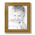 thumbnail image 2 of ArtToFrames 8.5x11 Inch Antique Gold Picture Frame, This Gold Wood Poster Frame is Great for Your Art or Photos, Comes with Regular Glass (2035), 2 of 8