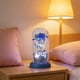 thumbnail image 5 of YiJuHui Preserved Rose in Glass Dome with LED Light, Real Rose Night Light, Romantic Gift for Valentine's Day Anniversary, Illuminated Flower Display for Home Decor, 5 of 7