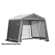 ShelterLogic 10x12x8 Peak Style Shelter, Grey Cover