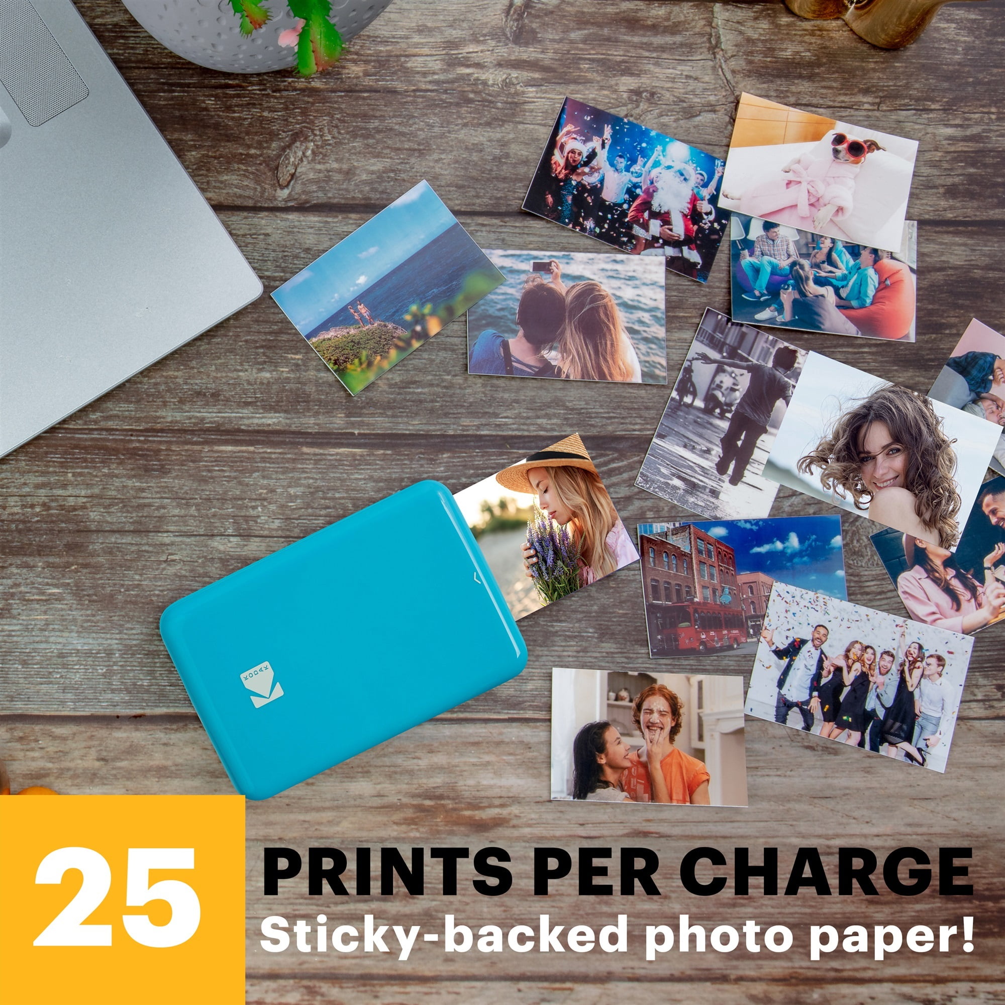 Kodak Step Instant Smartphone Printer with ZINK Zero Ink, Bluetooth, Includes 75 Sheets