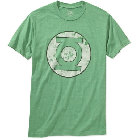 Big Men's Green Latern Logo Vintage Tee