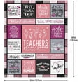thumbnail image 5 of Christmas Teacher Gifts Blanket 60" x 50", Teacher Gifts for Women for Teachers Women, Teacher Gift Idea, Best New Teacher Gifts, Teacher Appreciation Gifts, Female Teacher Gifts, 5 of 6