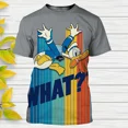 thumbnail image 3 of Camisetas con estampado 3d de pato Donald de Disney para hombre y mujer, ropa de calle informal de dibujos animados, camisetas de moda, Tops de verano 2024, 3 of 5
