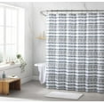thumbnail image 1 of 1pc Stripe Fabric Shower Curtain, 1 of 2