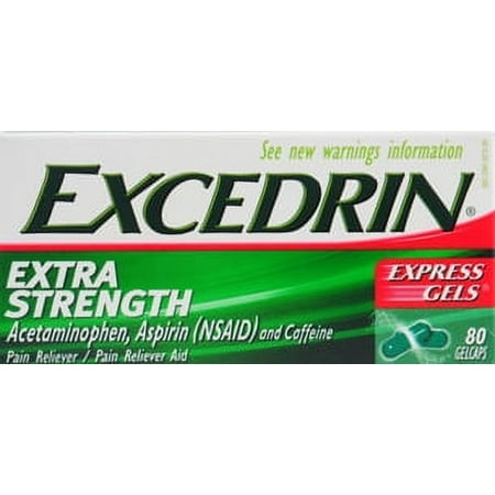 Excedrin Extra Strength Pain Reliever/Pain Reliever Aid, 80ct