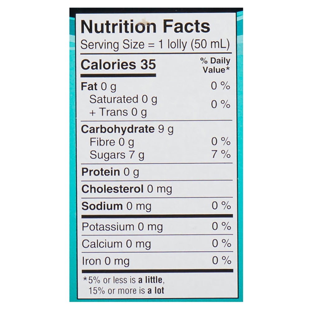 Chapman's Low Calorie Soda Pop Li'l Lolly in a Box, 28 x 50mL