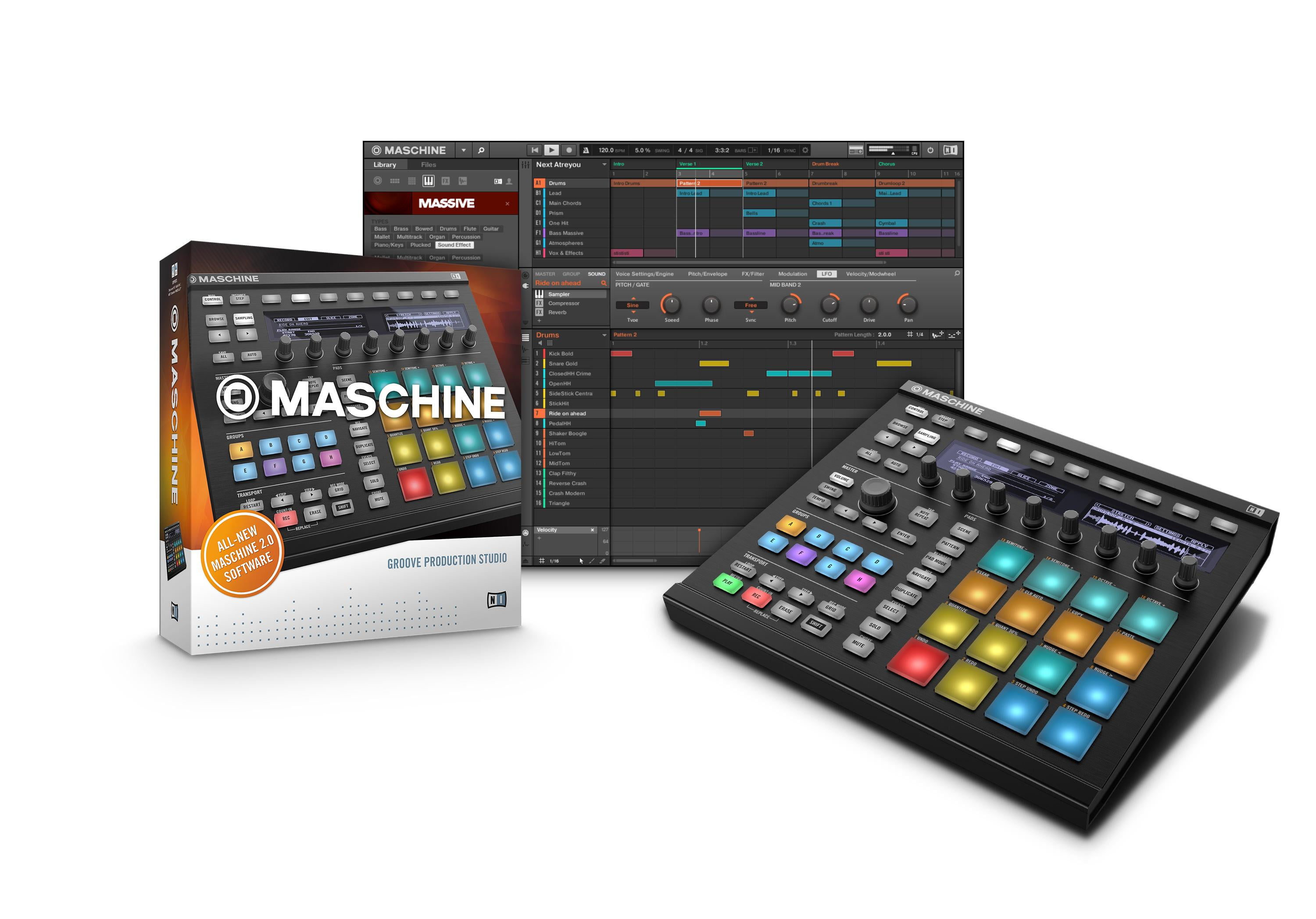 Native Instruments MASCHINE MK2 Audio Mixer - Walmart.com
