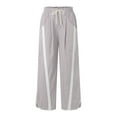 thumbnail image 3 of WILLBEST Pantalones Deportivos Holgados y Anchos para Mujer, con Cintura Alta Elástica y Cordón Ajustable, Ideales para Entrenamiento y Ocio. Extra Grande, 3 of 6