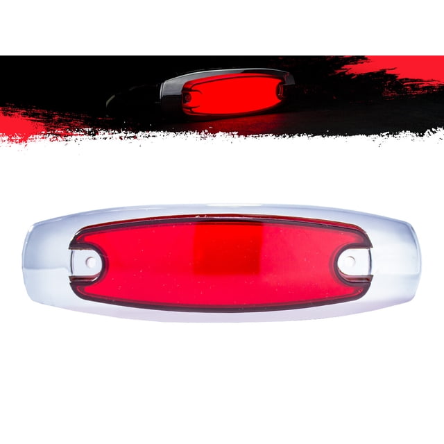 Plafón Lateral TUNELIGHT-RENOVATIO Luz Gel Roja Rectangular 12-24 V