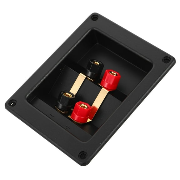 Durable Electrical Junction Box for Speaker Wire Connections, Suitable for Outdoor and Indoor Audio Setups, Weatherproof Plastic Design