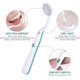 thumbnail image 3 of Dental Mirror with Light Tool LED Light Oral Mirror Anti-Fog Oral Mirror Dental Exam Mirror Curved Angle Oral Care Tool (Green), 3 of 5