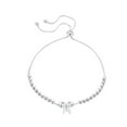 thumbnail image 1 of Fiudx Pulsera con Lazo de Cristal para Mujer, Ideal para San Valentín, Bodas y Novias., 1 of 1