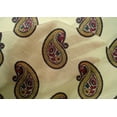 thumbnail image 4 of oneOone Cotton Silk Fabric Paisley Block Print Fabric BTY 42 Inch Wide, 4 of 4