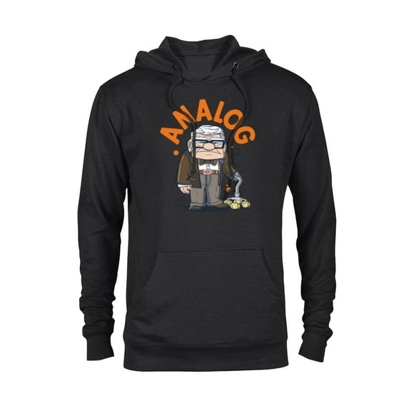 Disney and Pixar’s Up Carl Analog - Pullover Hoodie for Adults - Customized-Black