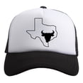 thumbnail image 1 of Gravity Threads Longhorn Adjustable Trucker Hat - White/Black, 1 of 1