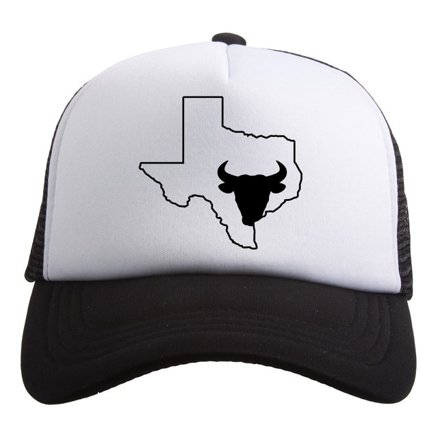 Gravity Threads Longhorn Adjustable Trucker Hat - White/Black