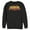 Black, variant on Men's Batman Logo Robin Boy Wonder  Sweatshirt Charcoal Heather Medium