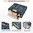 thumbnail image 3 of FORMRS Womens Corduroy Tote Bag Crossbody Shoulder Purse Handbag with Detachable Strap, Stained Glass Pattern, 3 of 7