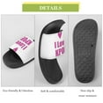 thumbnail image 7 of GZHJMY Stylish Slides for Women Men, I Love Kpop Soft Flexible Slip-on Sandals Slippers, 7 of 7