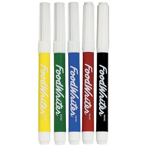 Wilton FoodWriter Color Edible Markers, 5Piece