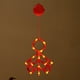 thumbnail image 4 of Xihbxyly Luces de Ventana para El Festival de Primavera, Diseño de Farolillo Rojo Led y Petardo, Funciona con Pilas y Ventosas, Fáciles de Colgar, Decoración de Interiores para Año Nuevo, 30 X 20 Cm,, 4 of 6