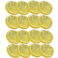 thumbnail image 1 of 20pcs Simulation Fruit Lemon Slices，Fake Artificial Plastic Fruit Model Decor，Photography Props, 1 of 5