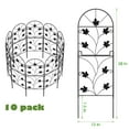thumbnail image 3 of 10pack Decorative Garden Fence Border Metal Wire Fence Animal Barrier 38in×10Ft, 3 of 11