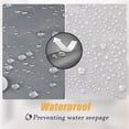 thumbnail image 2 of Funda para frigorífico Safipotts, impermeable y resistente al polvo, color gris, 2 of 7