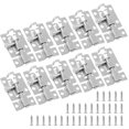 thumbnail image 1 of HSHDLDF 10PCS 1.5" Barrel Bolt Latch Door Security Slide Latch Lock Stainless Steel Barrel Bolt Slide Lock Latch Hardware for Door Brushed Finish Sliding Lock with 60 Screws, 1 of 6
