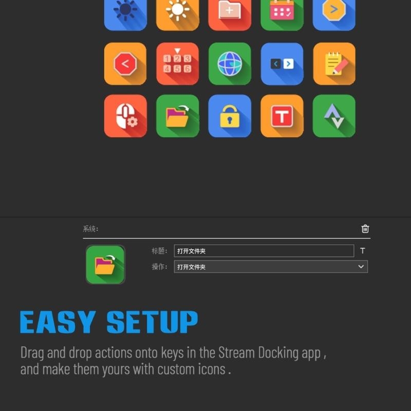 Customizable 15Key Ai Keyboard Stream Controller Deck For Live Broadcasting OBS Twitch YouTube For Content Creators