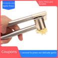 thumbnail image 5 of Premium 304 Stainless Steel Manual Garlic Press: Efficient Kitchen Tool for Crushing, Mincing & Making Garlic Paste – Rust-Resistant, Easy to Clean, Compact Design with Extended Handle for Home, 5 of 5