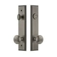 thumbnail image 2 of Grandeur 840151 Carre Solid Brass Tall Plate Single Cylinder Keyed Entry Set - Brass, 2 of 6