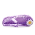 thumbnail image 6 of ZQUUVOU Girls Jelly Sandals Cute Mary Jane Princess Shoes Daisy Decor Closed Toe Summer Beach Shoes for Little Kids Toddler Purple, 6 of 9