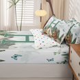 thumbnail image 4 of catabedysis Happy Camping Letter Print Zipper Twin Comforter Sets with Fitted Sheet and 2 Pillowcases,Travel Adventure Camper Zipper Bedding Set For Boy,Polkadot Reversible,4-Piece, 4 of 7